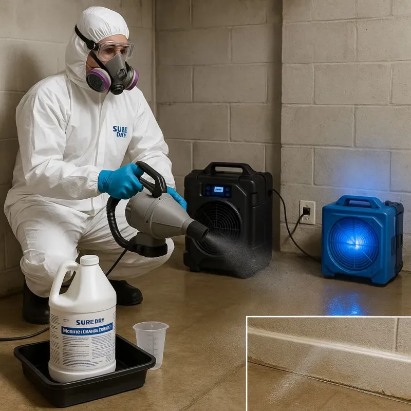 Sanitization and Odor Removal process in Occoquan, VA